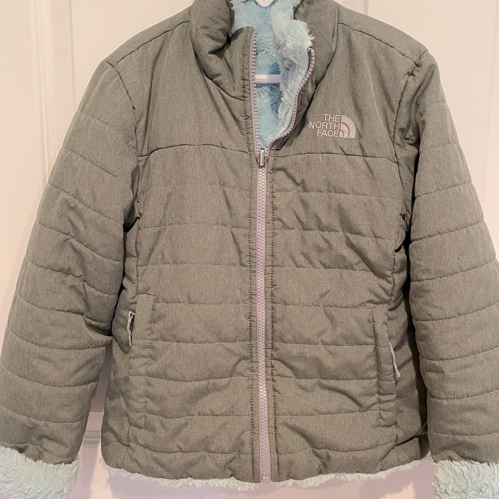 Girls NorthFace reversible jacket